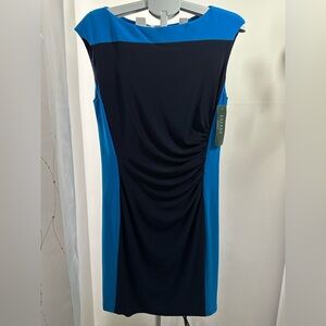 Ralph Lauren Elegant Black and Blue Dress